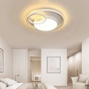 Round Flush Mount SML Three Rings Combination Ceiling Light Bedroom Living Room