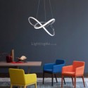 Modern Minimalist Pendant Lamp Unique Twist Pendant Light Kitchen Island Office