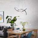 Modern Minimalist Pendant Lamp Unique Twist Pendant Light Kitchen Island Office