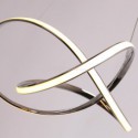 Modern Minimalist Pendant Lamp Unique Twist Pendant Light Kitchen Island Office