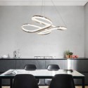 Acrylic Twist Pendant Lamp Modern Minimalist Pendant Light Bedroom Living Room