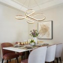 Acrylic Twist Pendant Lamp Modern Minimalist Pendant Light Bedroom Living Room