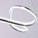 Acrylic Twist Pendant Lamp Modern Minimalist Pendant Light Bedroom Living Room