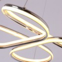 Acrylic Twist Pendant Lamp Modern Minimalist Pendant Light Bedroom Living Room