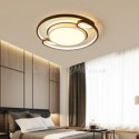 Unique Flush Mount Creative Circular Combination Ceiling Light Bedroom Living Room
