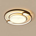 Unique Flush Mount Creative Circular Combination Ceiling Light Bedroom Living Room