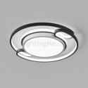 Unique Flush Mount Creative Circular Combination Ceiling Light Bedroom Living Room