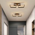 Modern Minimalist Flush Mount Acrylic Square Frame Ceiling Light Hallway Office