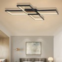 X Shaped Flush Mount Minimalist Acrylic Ceiling Light Living Room Office