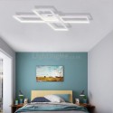 X Shaped Flush Mount Minimalist Acrylic Ceiling Light Living Room Office