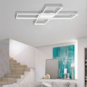 X Shaped Flush Mount Minimalist Acrylic Ceiling Light Living Room Office
