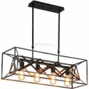 Industrial Iron Ceiling Light Vintage 4 Lights Pendant Lamp Living Room Dining Room