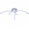 Simple Flush Mount Arc-Shaped Acrylic Cross Ceiling Light Bedroom Hallway