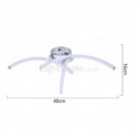 Simple Flush Mount Arc-Shaped Acrylic Cross Ceiling Light Bedroom Hallway