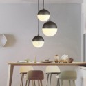 Modern Glass Ball Pendant Light Kitchen Island Ideas Office Lamp