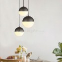 Modern Glass Ball Pendant Light Kitchen Island Ideas Office Lamp