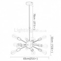 Modern Simple Satellite Pendant Light Iron Pendant Lamp Bedroom Living Room