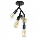 Modern Black Iron Flush Mount Tree Branch Ceiling Light Living Room Hallway