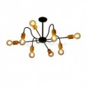 Contemporary Creative Iron Pendant Light Spider Chandelier Living Room Bedroom