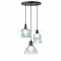 Vintage Style Glass Pendant Lamp Simple 3 Lights Kitchen Island Idea Cafe