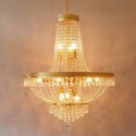 12 Light Elegant Crystal Chandelier Living Room Dining Room Light Fixture