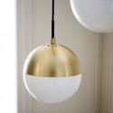 5-Light Glass Cluster Pendant Lamp Round Ball Pendant Light Living Room Dining Room