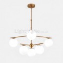 Modern Magic Bean Pendant Lamp Wrought Iron Chandelier Living Room Bedroom