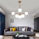 Modern Magic Bean Pendant Lamp Wrought Iron Chandelier Living Room Bedroom