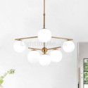 Modern Magic Bean Pendant Lamp Wrought Iron Chandelier Living Room Bedroom