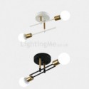 Simple Magic Beans Flush Mount Crossed Ceiling Light Bedroom Living Room