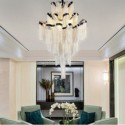 Modern Elegant Tassel Pendant Light Bedroom Study