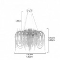 Modern Elegant Pendant Light Creative Tassel Chandelier Restaurant Bedroom