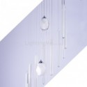 Modern Large Cluster Pendant Light Long Pendant Crystal Chandelier Duplex Staircase