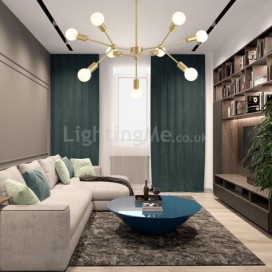Nordic Magic Bean Pendant Lamp Brass Lamp Living Room Bedroom