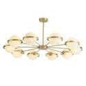 Nordic Brass Sputnik Chandelier Magic Bean Glass Ceiling Light Living Room Study