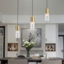 Glass Cluster Pendant Light Brass Pendant Light Creative Minimalist Light Fixture Bedroom Living Room