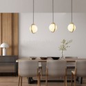 Nordic Brass Pendant Light Glass Ball Light Fixture Bedroom living Room