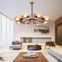 Nordic Unique Wood Pendant Light Living Room Bedroom