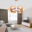 Nordic Unique Wood Pendant Light Living Room Bedroom