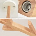 Nordic Wood Pendant Light Study Bedroom Chandelier