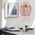 DIY Nordic Wood Fish Pendant Light