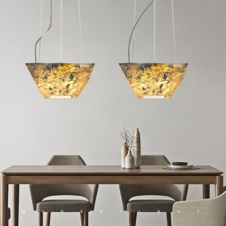 3D Natural Rock Pendant Light Semitransparent Shade Modern Pendant Light