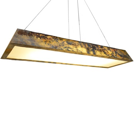 3D Natural Stone Chandelier Translucent Shade Modern Pendant Light