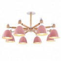 Nordic Macaron Pendant Light Creative Wood Chandelier Study Living Room