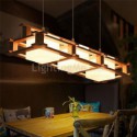 Modern Creative Wood Pendant Light Cafe Restaurant Light