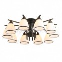 Nordic Wrought Iron Ceiling Light Simple Chandelier Living Room Study