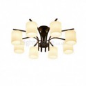 Nordic Style Flush Mount Wrought Iron Ceiling Light Restaurant Bedroom