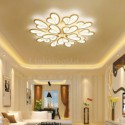 Modern Simple Flush Mount Acrylic Petal Shape Ceiling Light Living Room Dining Room
