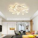 Modern Simple Flush Mount Acrylic Windmill Ceiling Light Living Room Study