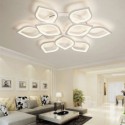 Modern Simple Flush Mount Acrylic Petal Ceiling Light Bedroom Study